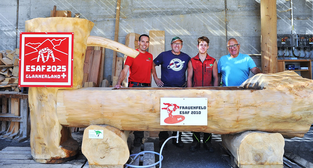 Brunnen für das ESAF 2025 in Mollis