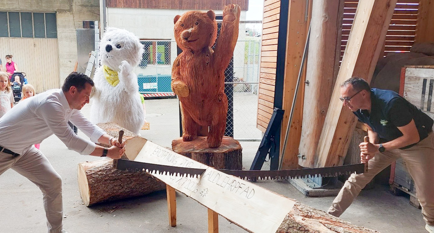 Erneuerung Waldlehrpfad in Fischingen